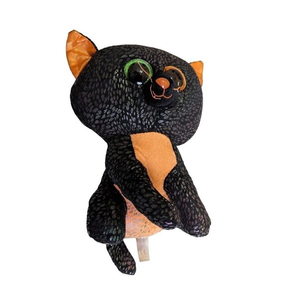 ty beanie boo spellbound the cat plush stuffed animal toy black 9..5" Halloween - Picture 3 of 8